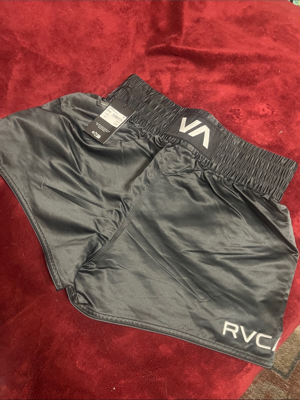 RVCA Black Muay Thai Shorts